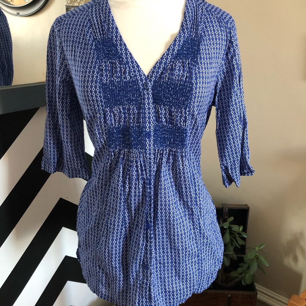 Embroidered Button Down - image 1